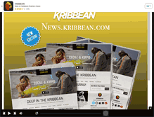 Tablet Screenshot of kribbean.com